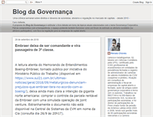 Tablet Screenshot of blogdagovernanca.com